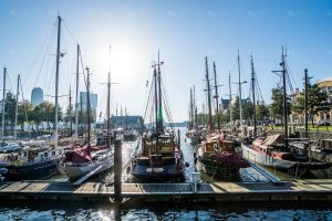 Bootjes in de Veerhaven - Foto haven Rotterdam