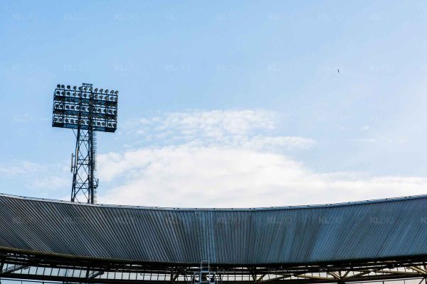 Lichtmast Feyenoord - Fotobehang de Kuip