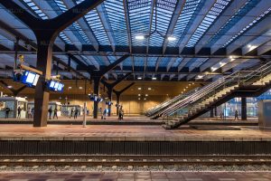 Op het perron - Rotterdam Centraal Station